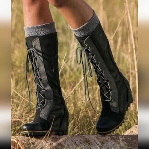 Sorel Cate The Great Leather Boots Size 7.5